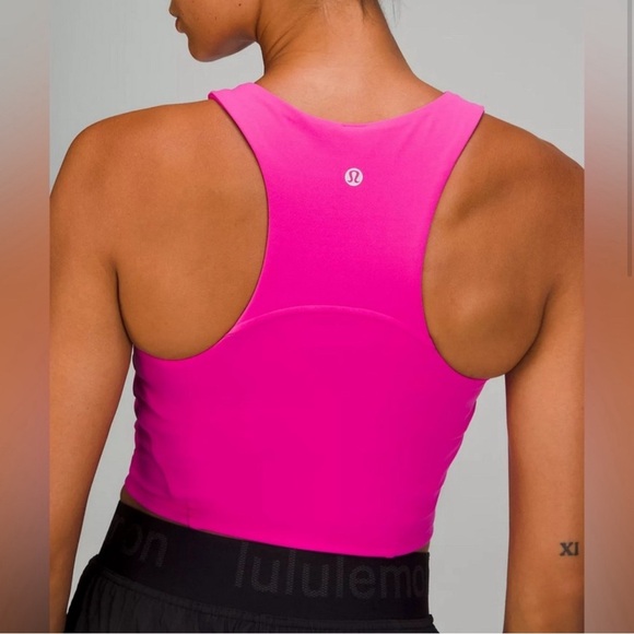 Lululemon Women's Wunder Train Racerback Tank Top Sonic Pink Size 4 - Picture 5 of 5
